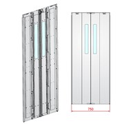 Kompletní panely pro kab.dveře METRON BUS M11 750/700 mm EN 81-20/50