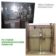 Kabinové dveře FERMATOR pro modernizace původních dveří